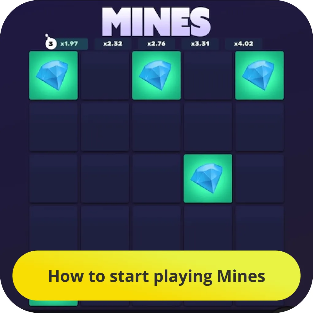 how to play mines game